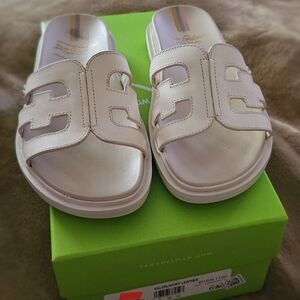 Sam Edelman Cream Comfort Sandals